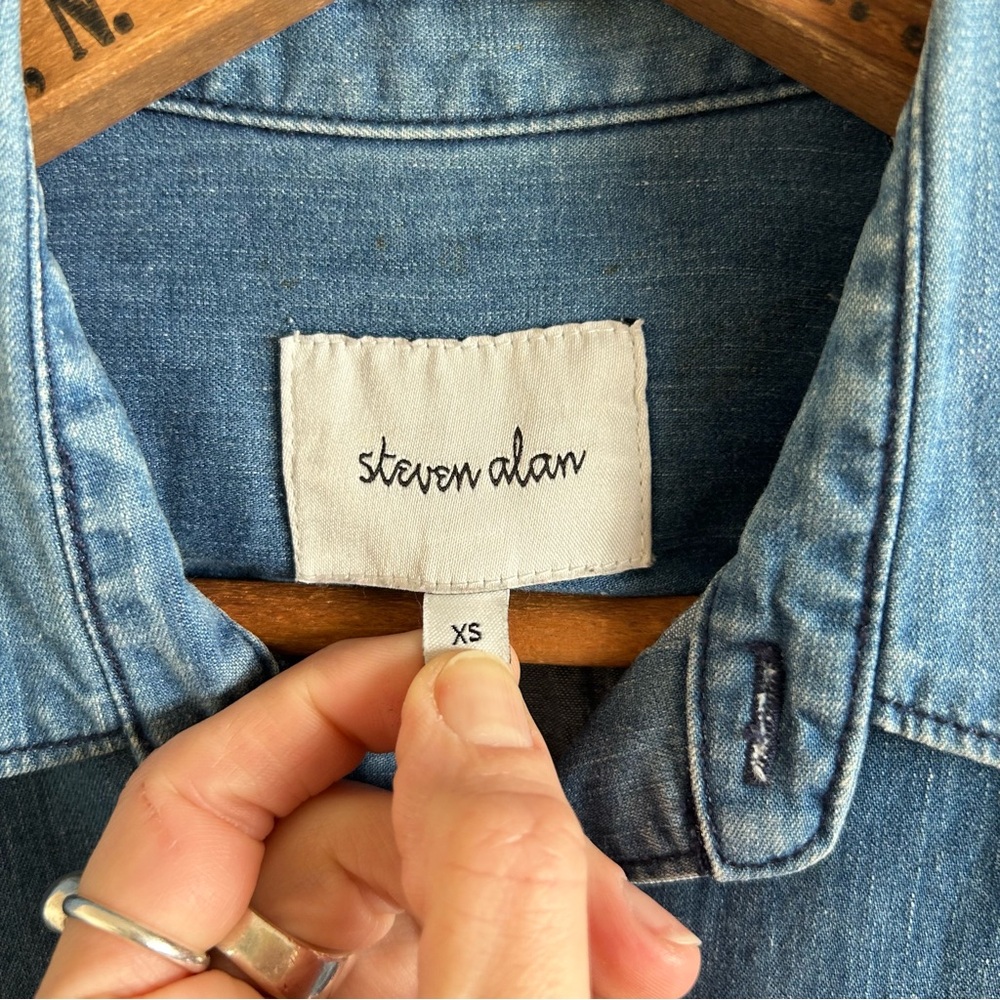 Steven Alan Chambray Button Down - image 6